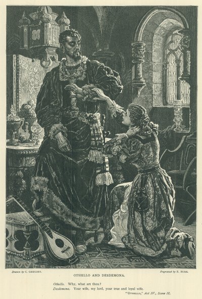 Illustration für Othello von Charles Gregory